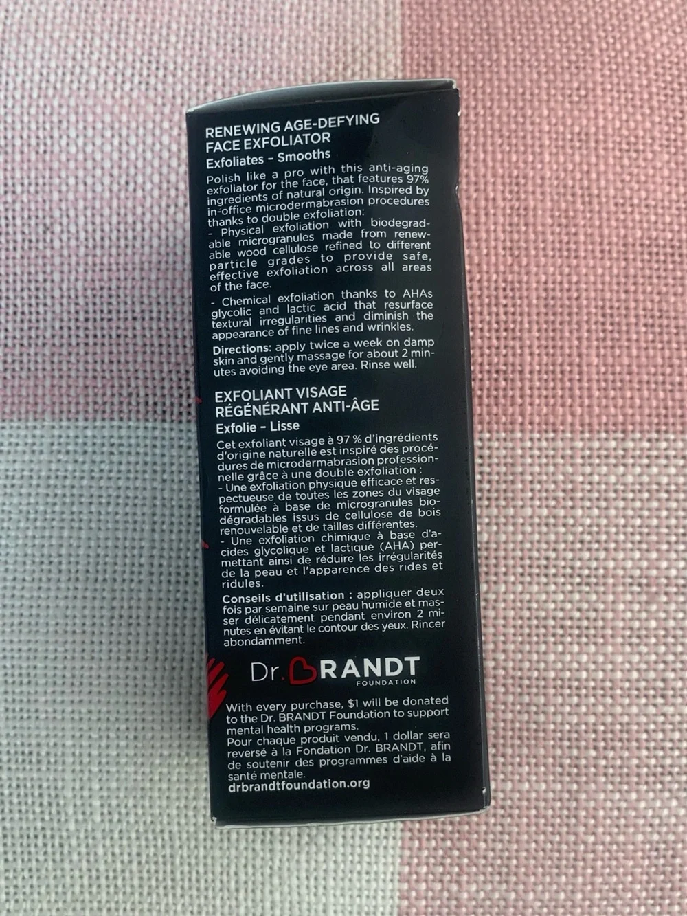 SIZE 2.1oz Dr. BRANDT® NEW Renewing Age-Defying Microdermabrasion